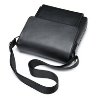 Cowhide Men's Shoulder Bag, Casual Cowhide Flap-Style Shoulder Bag for Men, Trendy and Versatile Commuter Crossbody Bag