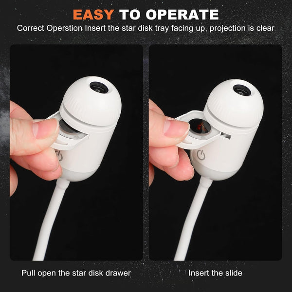 Mini USB Starry Sky Projector Night Light