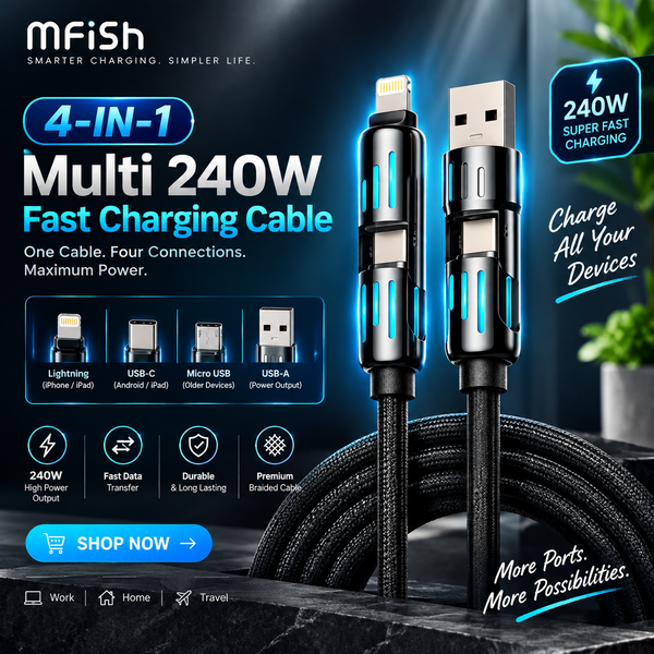 4-in-1 Multi Charging Cable