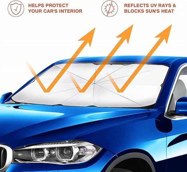 Car Windshield Sun Umbrella – Foldable Sunshade