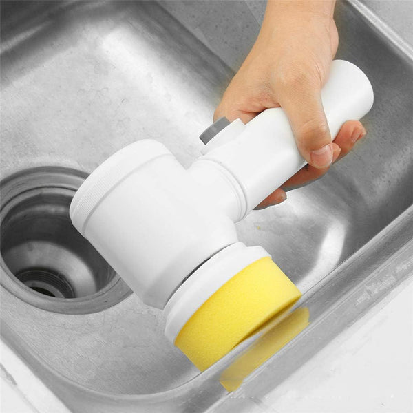 5-in-1 Electric Cleaning Brush – Cordless Scrubber