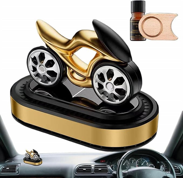 Solar Locomotive Car Air Freshener – Dashboard Ornament