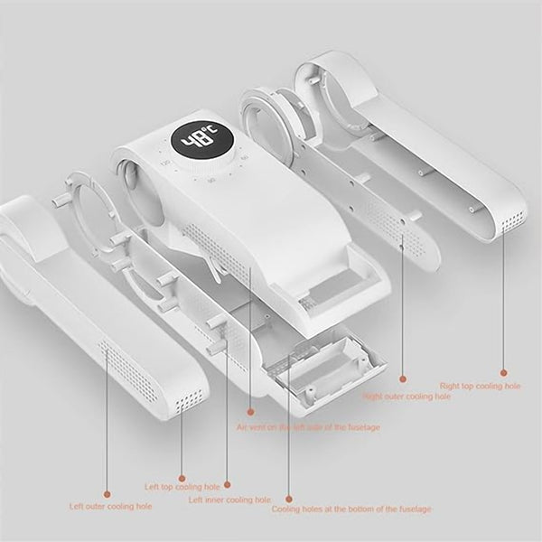 Foldable Electric Shoe Dryer with Timer