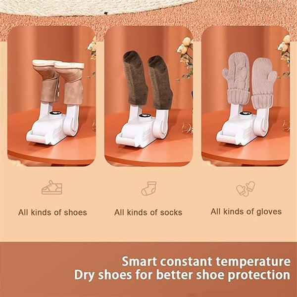 Foldable Electric Shoe Dryer with Timer