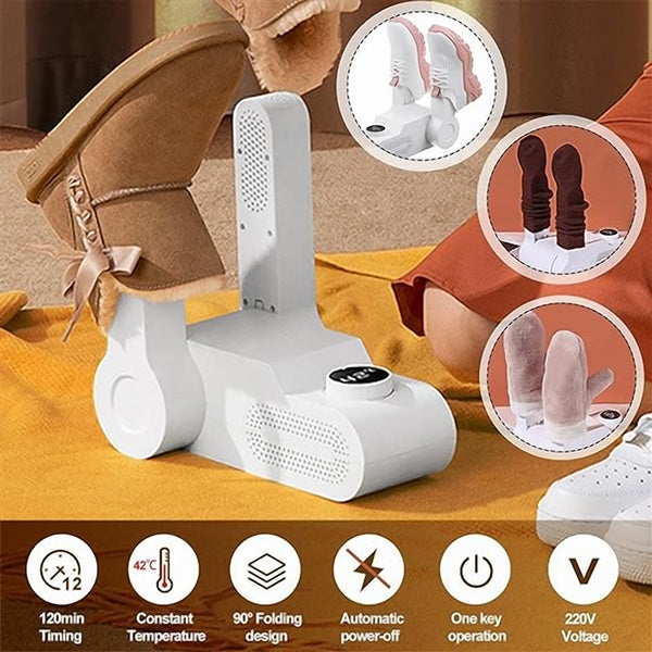 Foldable Electric Shoe Dryer with Timer