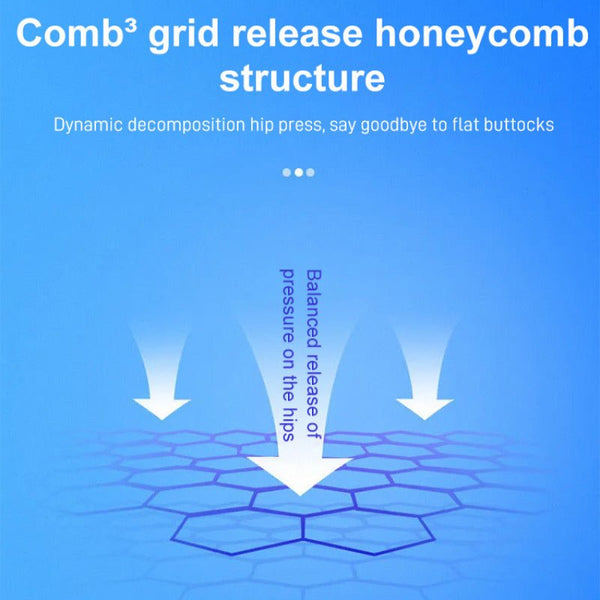 Cooling Gel Seat Cushion – Honeycomb for Car & Office