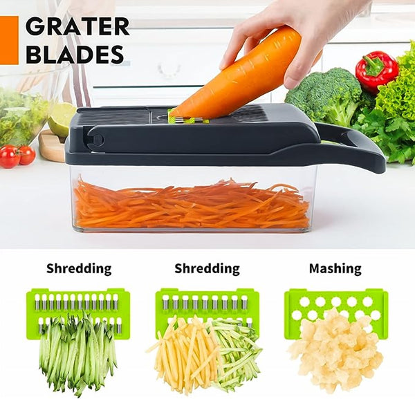 Vegetable Chopper & Slicer with Container