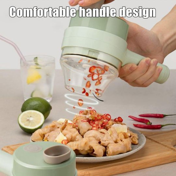 Mini Wireless Garlic & Food Chopper – USB Rechargeable