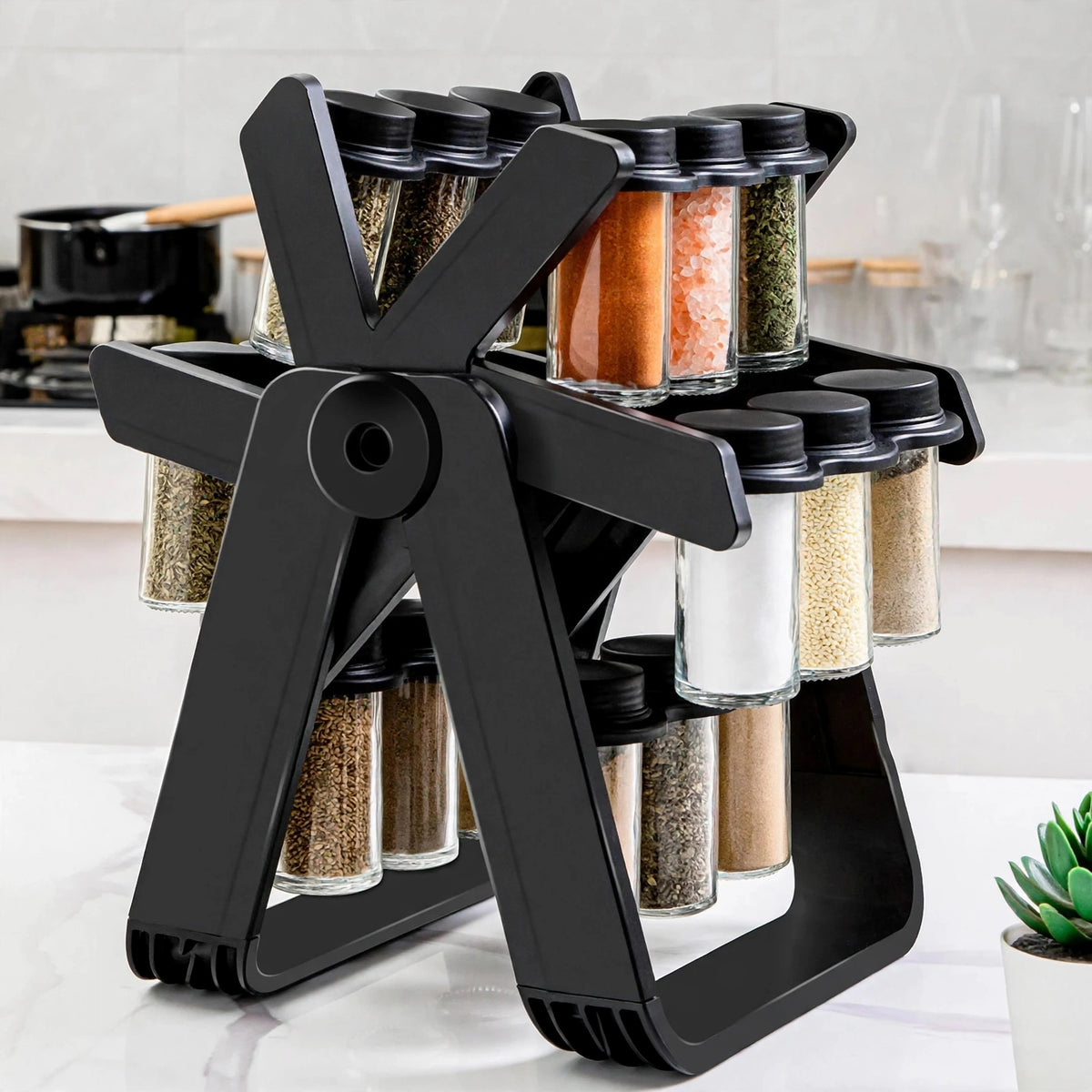 18-Jar Rotating Spice Rack