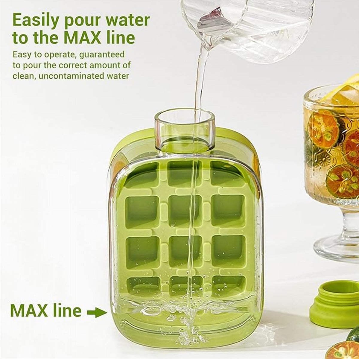 2-in-1 Ice Cube Maker Bottle – 500 ml