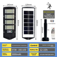 Solar Sensor Wall Light with Remote Control