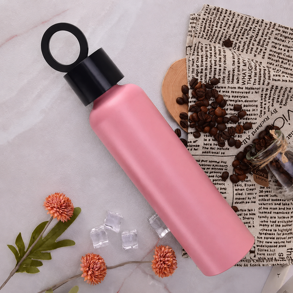 Insulated Water Bottle with Phone Holder Lid