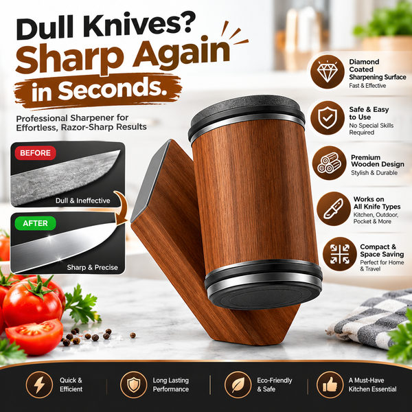 Rolling Knife Sharpener – Diamond Coated