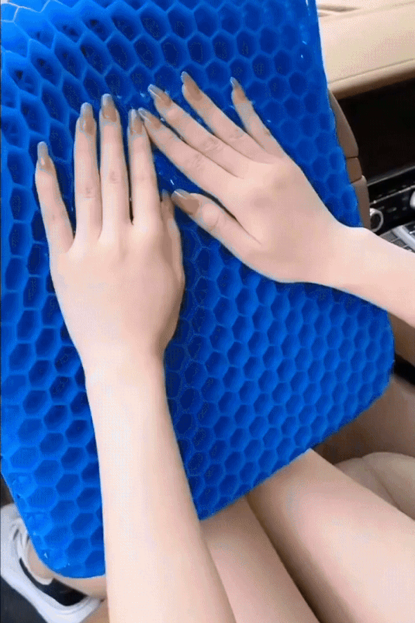Cooling Gel Seat Cushion – Honeycomb for Car & Office