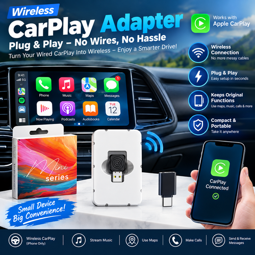 Wireless CarPlay Adapter – Plug & Play