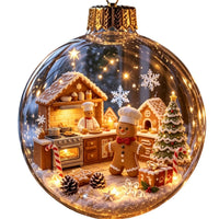 Custom Christmas Snowman Ornament