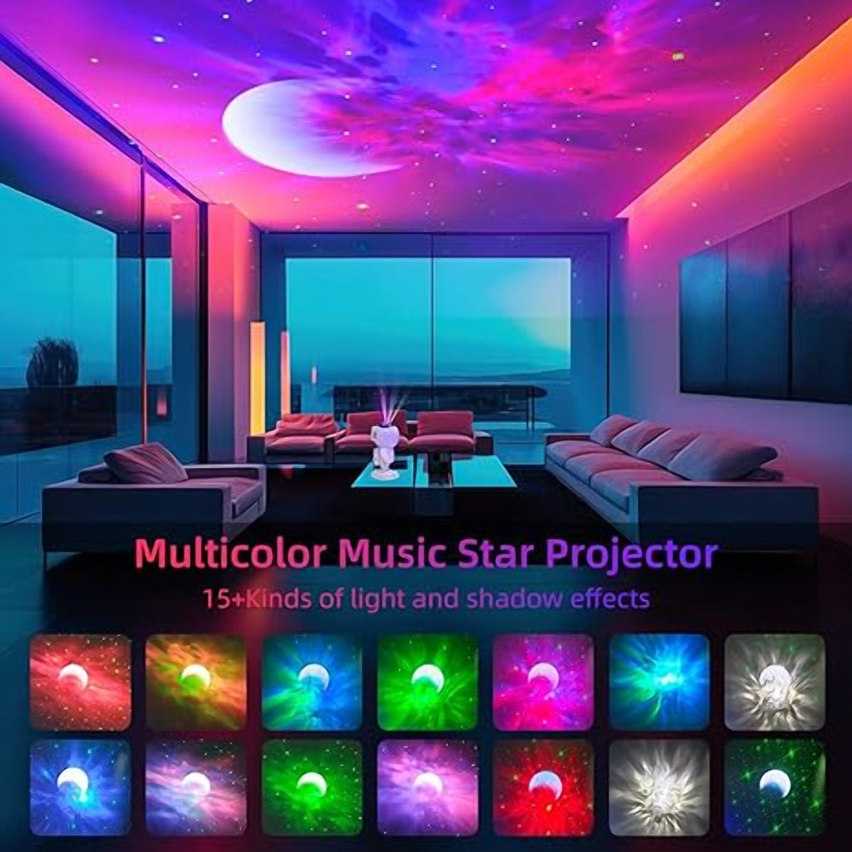 Astronaut Galaxy Projector with Remote – Nebula & Stars