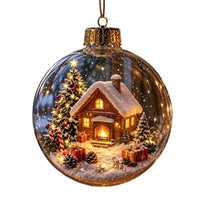 Custom Christmas Snowman Ornament