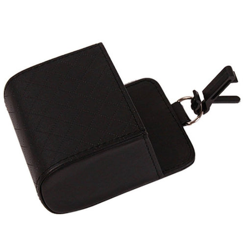 Car Air Vent Storage Box – Quilted Leather Look