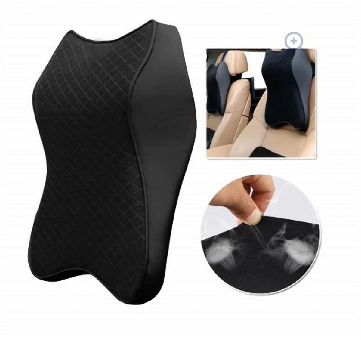 Memory Foam Car Neck Pillow – Headrest Support