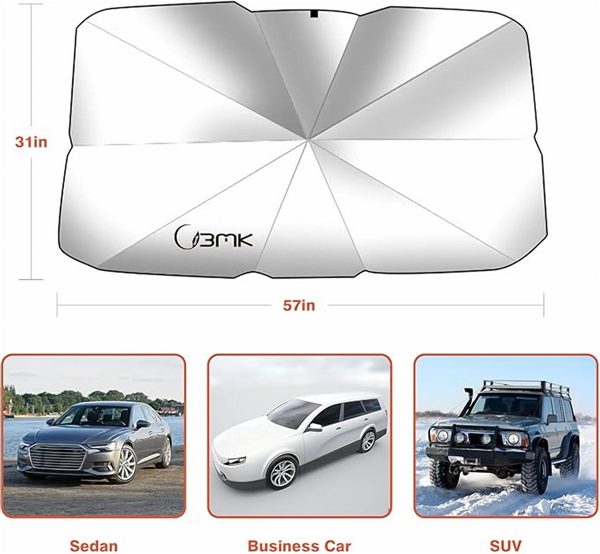 Car Windshield Sun Umbrella – Foldable Sunshade
