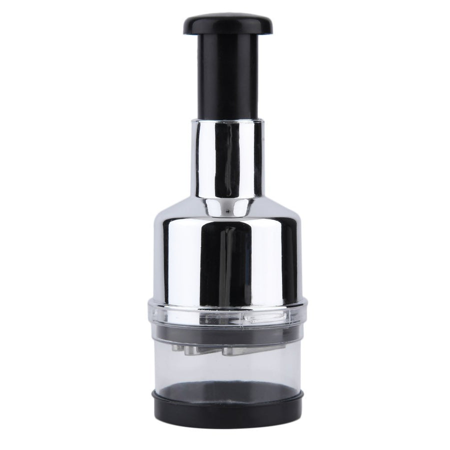 Manual Press Chopper for Onion & Garlic – Stainless Steel