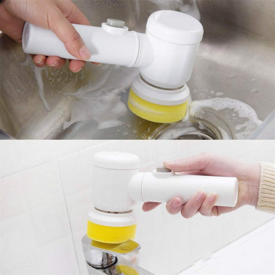 5-in-1 Electric Cleaning Brush – Cordless Scrubber