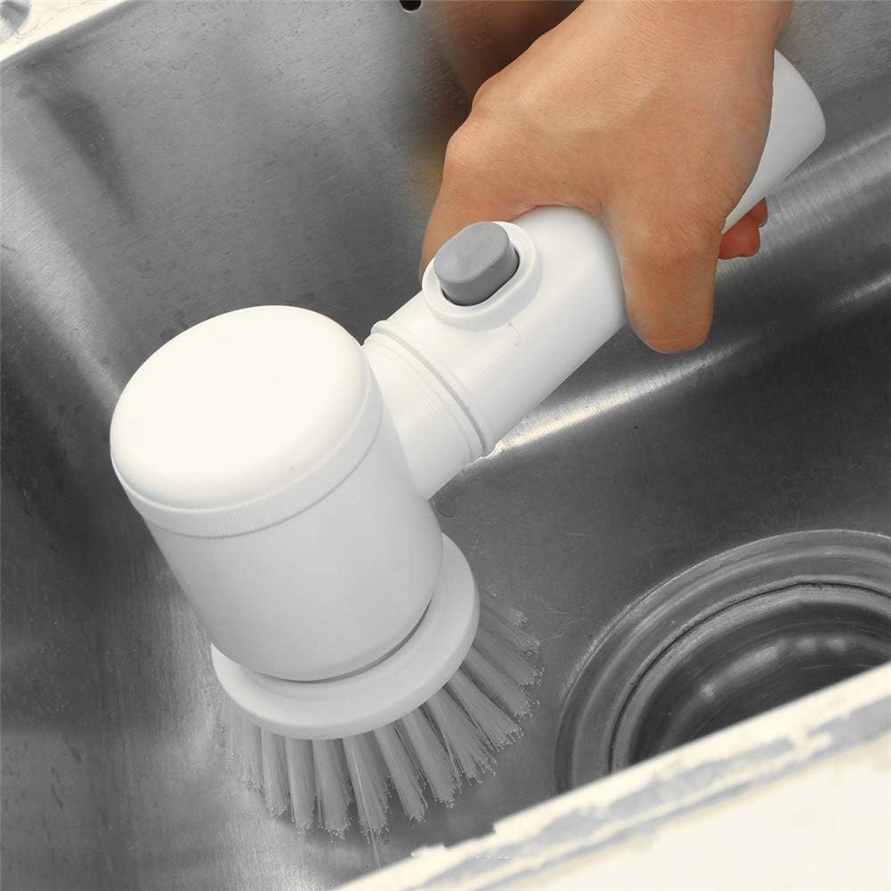5-in-1 Electric Cleaning Brush – Cordless Scrubber