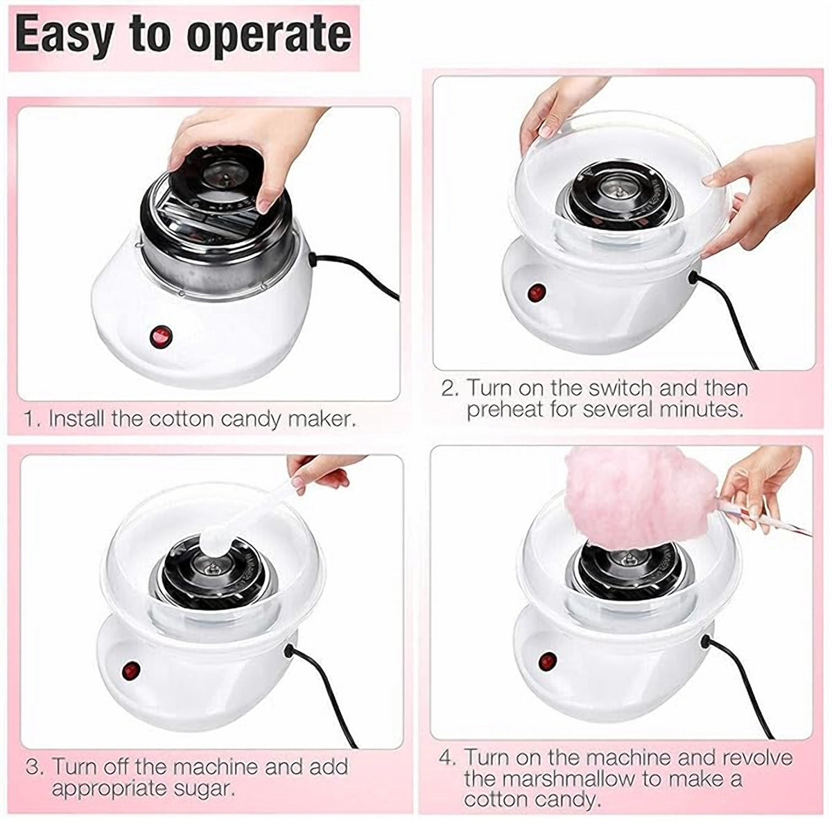 Mini Cotton Candy Maker – Home & Party