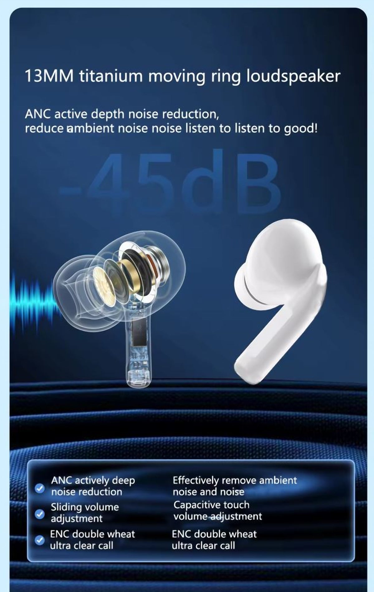 Z90 Pro Wireless Earbuds – ANC, Low Latency, Display Case