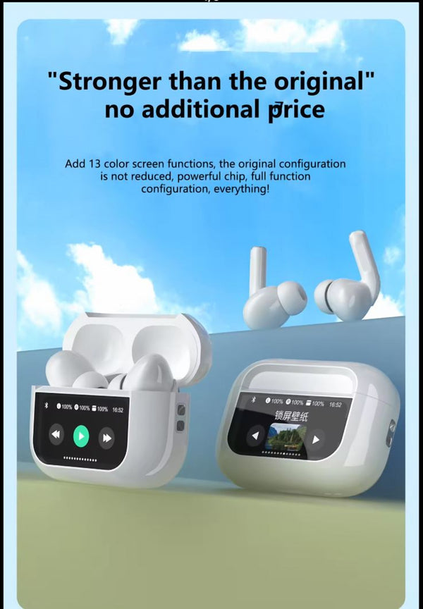 Z90 Pro Wireless Earbuds – ANC, Low Latency, Display Case