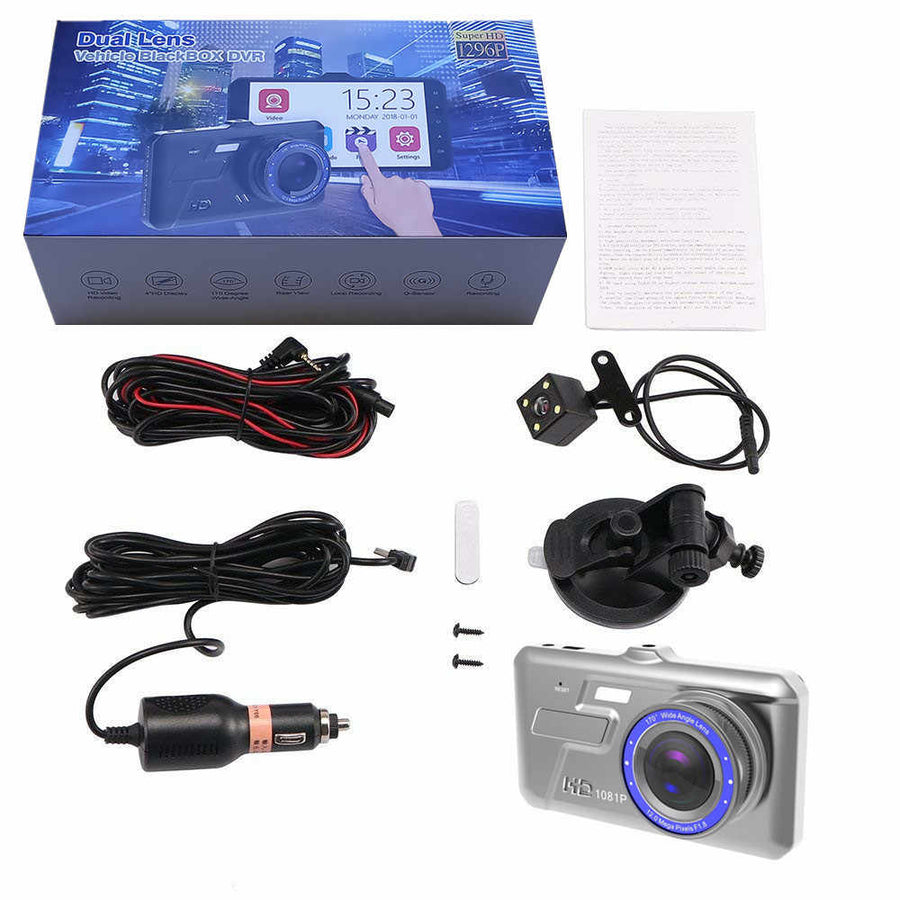 Dual Dash Cam – Front & Rear HD Recording
