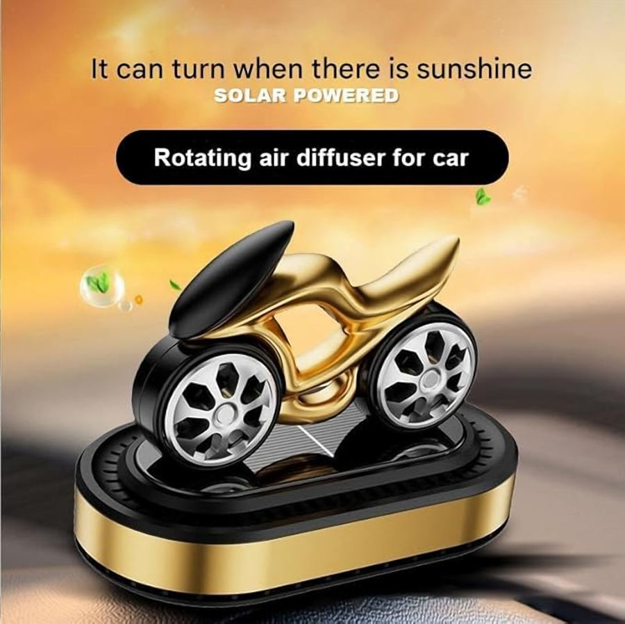 Solar Locomotive Car Air Freshener – Dashboard Ornament