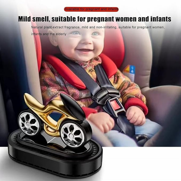Solar Locomotive Car Air Freshener – Dashboard Ornament