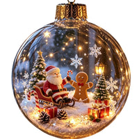 Custom Christmas Snowman Ornament
