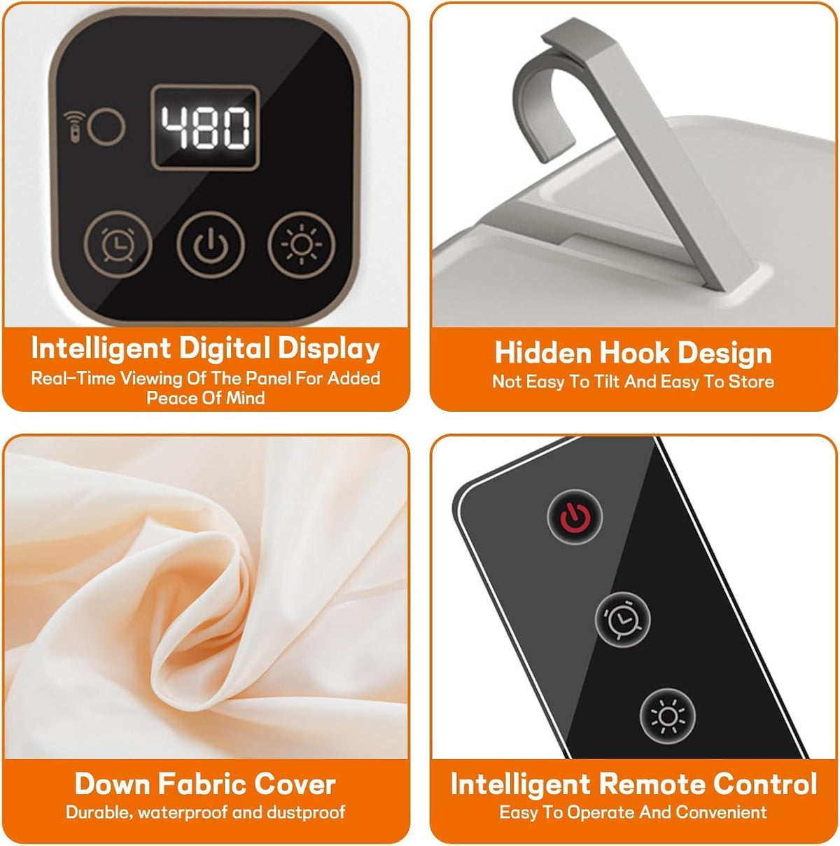 Portable Electric Clothes Dryer – Foldable with Timer