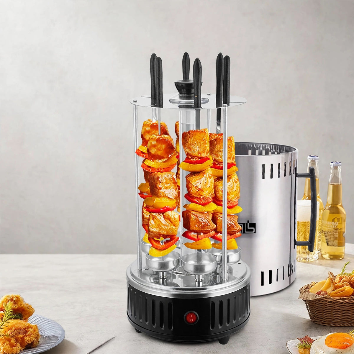 Smokeless Electric Grill – Non-Stick, Adjustable Heat