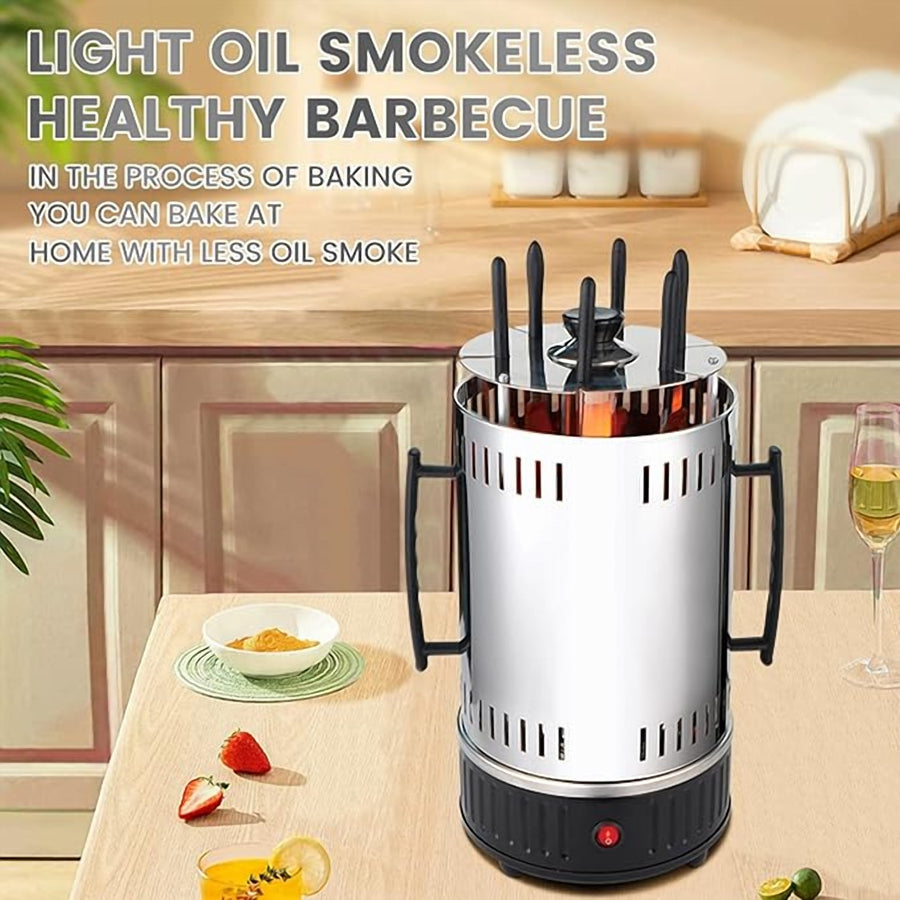 Smokeless Electric Grill – Non-Stick, Adjustable Heat
