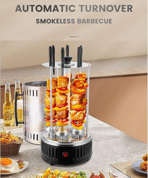 Smokeless Electric Grill – Non-Stick, Adjustable Heat