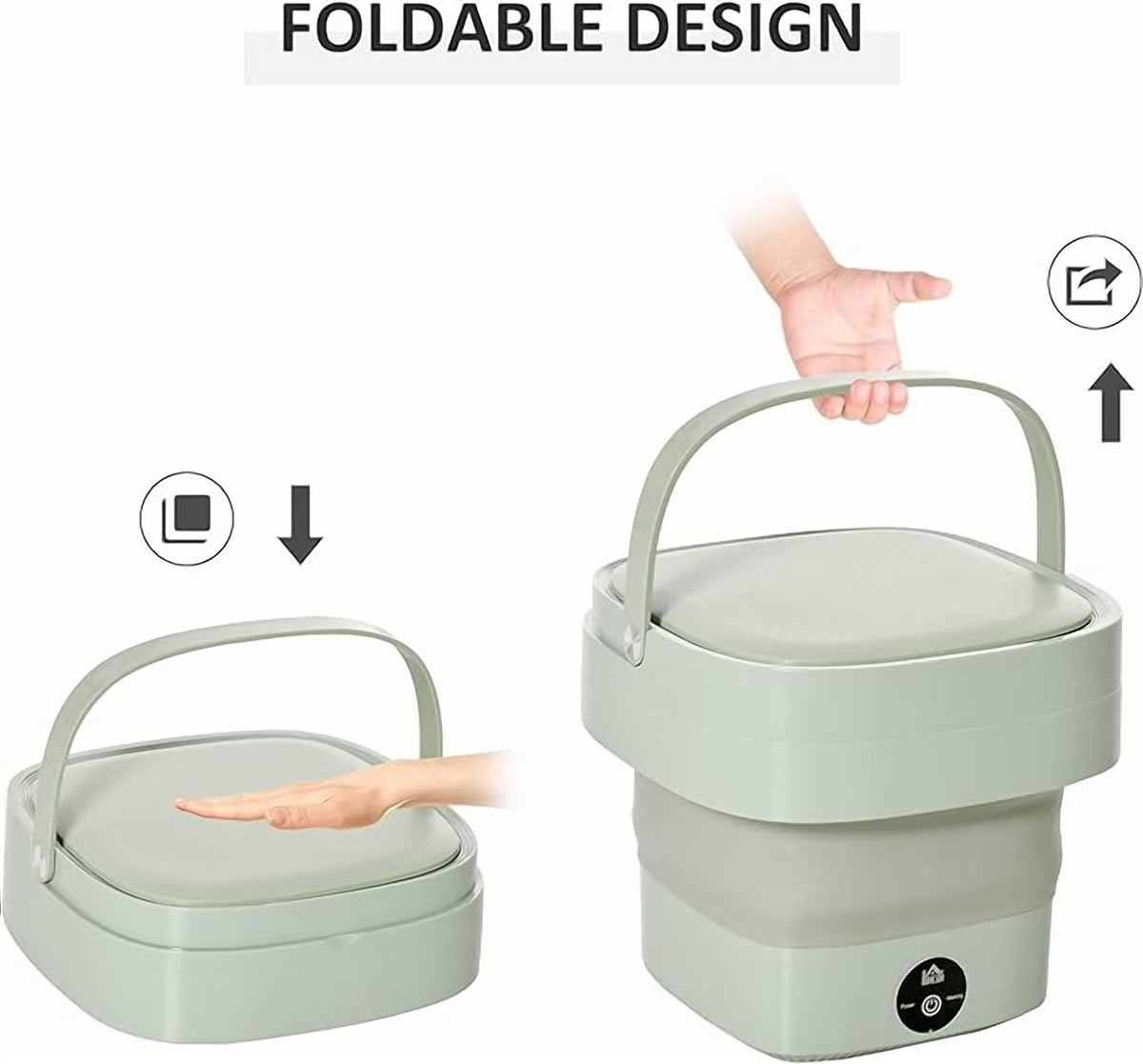 Foldable Mini Washing Machine – Portable
