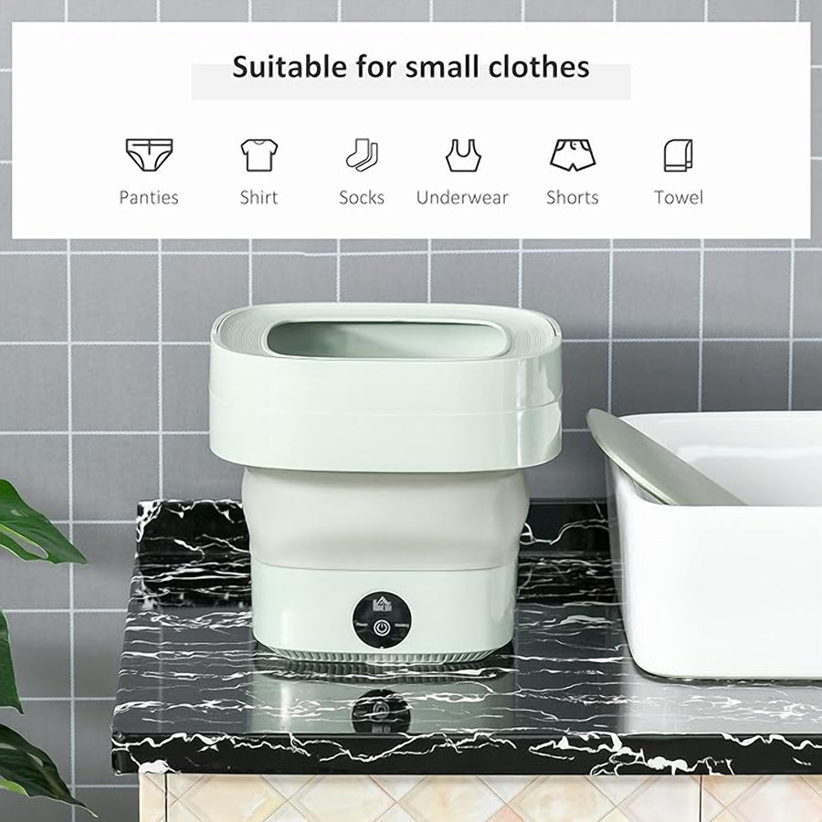 Foldable Mini Washing Machine – Portable