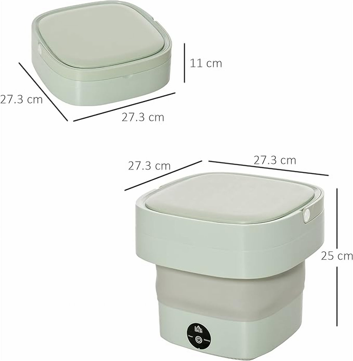 Foldable Mini Washing Machine – Portable