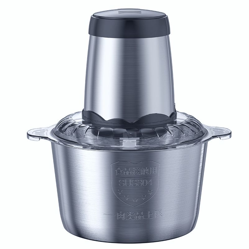 500W Electric Food Chopper – 2 Speeds, Stainless Steel