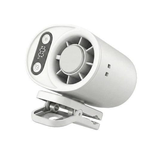 Handheld Waist Mounted Fan with Digital Display