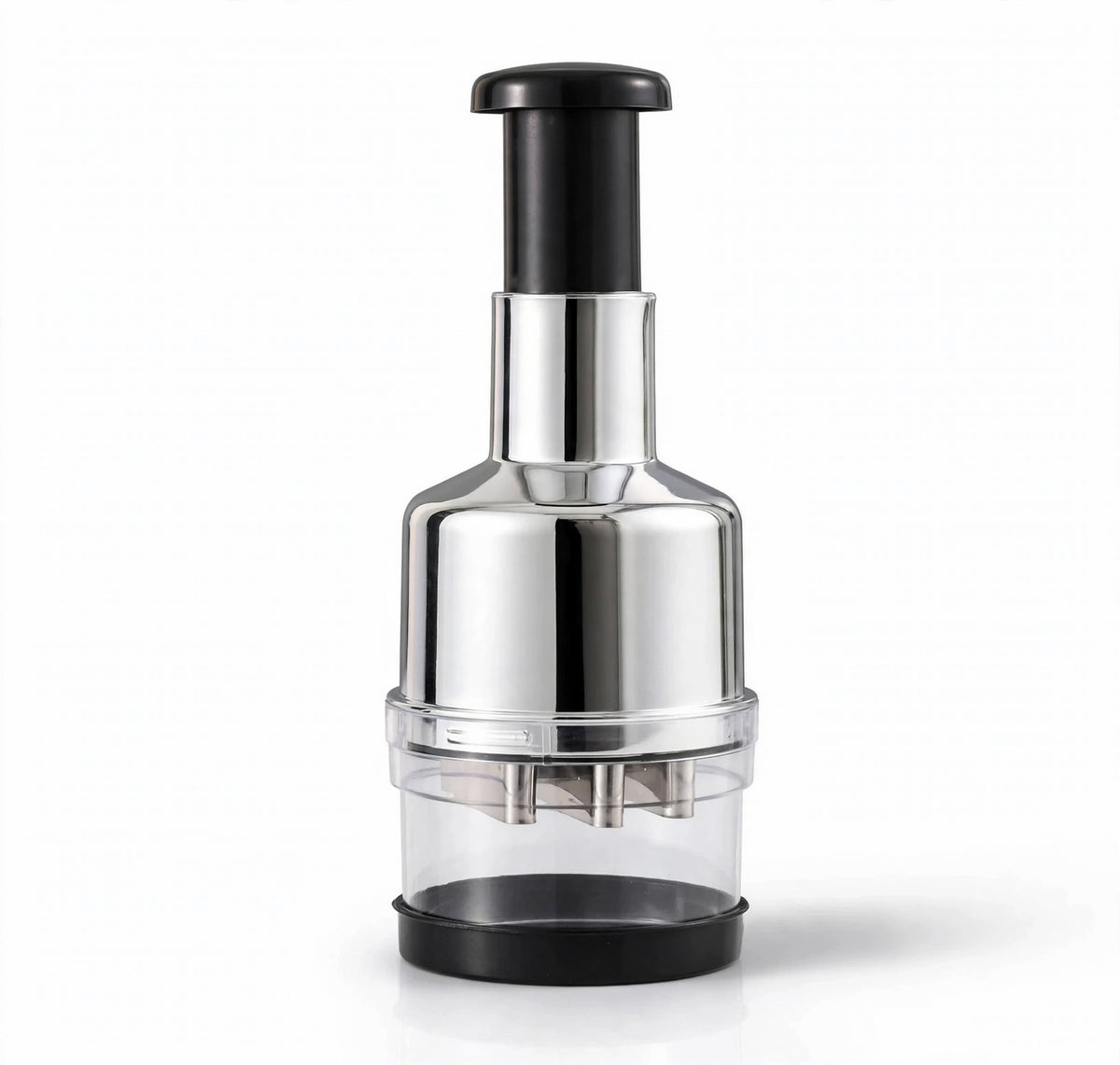 Manual Press Chopper for Onion & Garlic – Stainless Steel