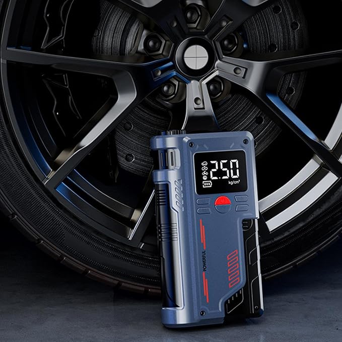 Car Jump Starter with Digital Display & LED Torch