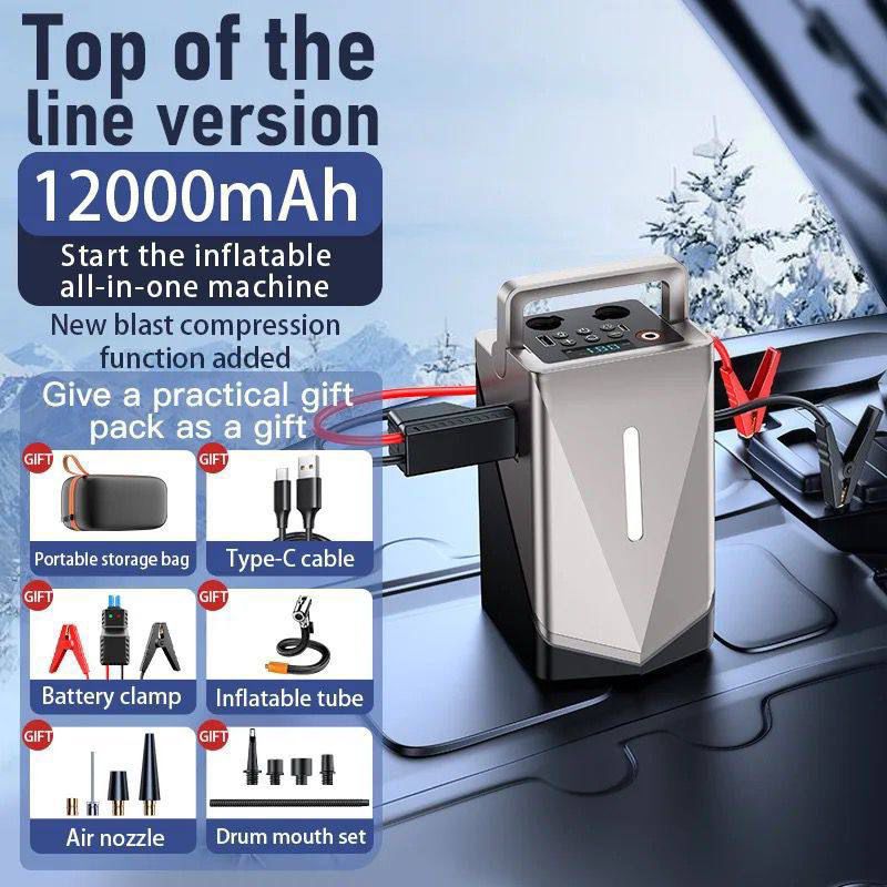 Portable Multi-Function Car Jump Starter