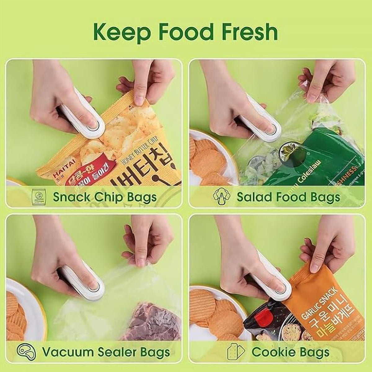 Mini Bag Sealer – USB Rechargeable