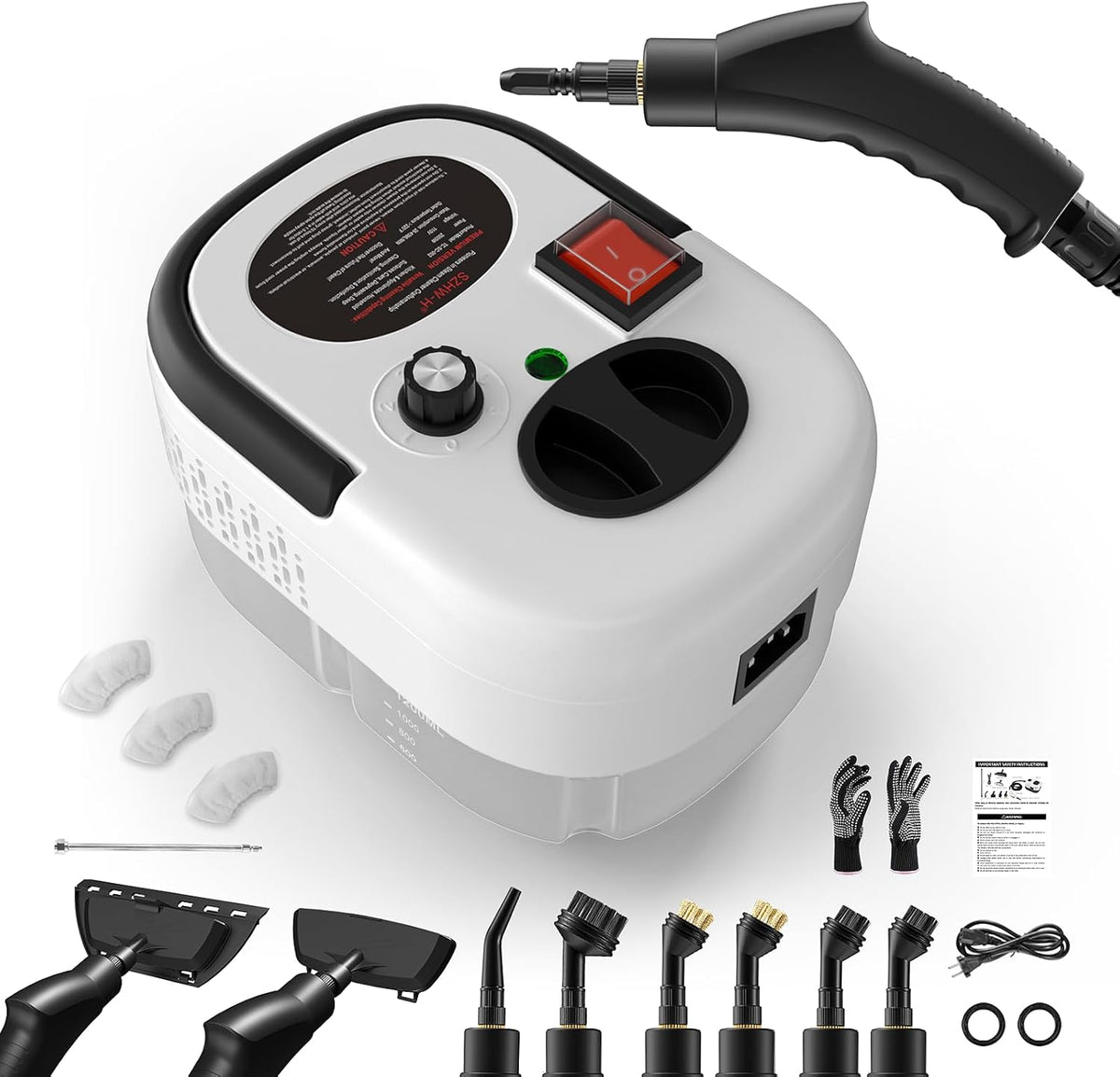 Portable Steam Cleaner – 15-Second Heat-Up, 6 Steam Levels