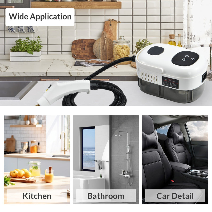 Portable Steam Cleaner – 15-Second Heat-Up, 6 Steam Levels